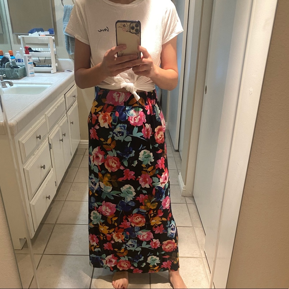 Floral maxi extremely soft material from S. Korea